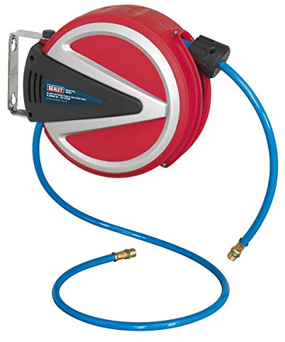 Sealey Sa811 Retractable Air Hose Reel 6.5Mtr 6.5Mm Id Pu Hose
