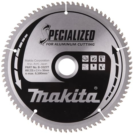 Makita B-33277 Specialized Aluminium Cutting Saw Blade 235x30x80T
