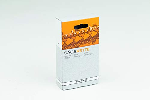 Ratioparts Cadena de Sierra de 3/8 Pulgadas, cincel Completo de 1,5 mm, 68 eslabones de transmisión