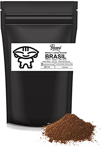 Bocono Specialty Coffee. Specialty Coffee Origine Brasile 250g. Caffè di Specialità in Grani Macinatura Medio-Grossa. 100% Arabic. Processo Post Raccolta Naturale. Ideale per Moka Italiana ed Espresso