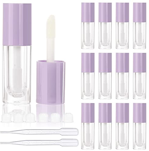 COSIDEA Lot de 14 tubes vides de 6 ml pour gloss à lèvres, baie, Moderne