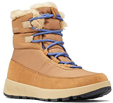Columbia SLOPESIDE PEAK LUXE botas de nieve impermeables Mujer , Negro (Black x Graphite), 38 EU