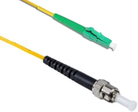 DG Systems - Cavo fibra ottica ST/LC APC simplex monomodale - Made in Italy (3 mt)