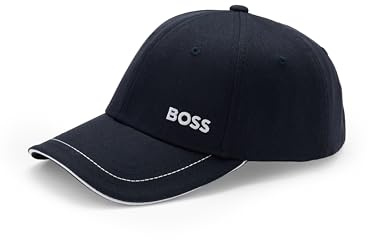 BOSS Herren Cap-US-1 Sechs-Bahnen-Cap aus Piqué mit Logo-Stickerei