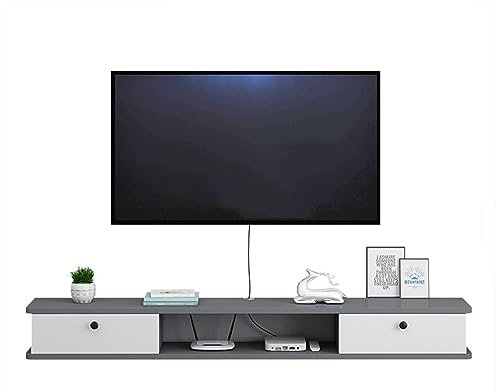 WhYaTT Medien-Aufbewahrungsschrank, schützt und organisiert wertvolle Musik-, Film- und Videospielsammlungen, unter dem Fernseher für Kabelbox, Audio-Video, für Medienboxen, Spielkonsole, Router,