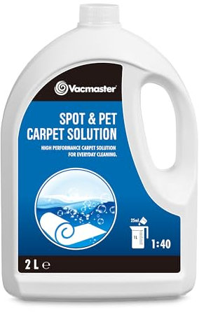 Vacmaster Formula Spot e Stain | Per i Tuoi Per la vostra tappezzeria, Tappeti e Moquette 2 Litro Formula Pulente Utilizzare con Spotclean