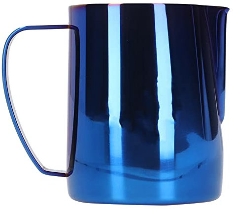 ANKROYU 350 ml Milk Frothing Pitchers, Stainless Steel Coffee Pitcher, Milk Frothing Cup, Coffee Latte Cup, Frothing Mug, Coffee Art Making for Home Kitchen (600ml)