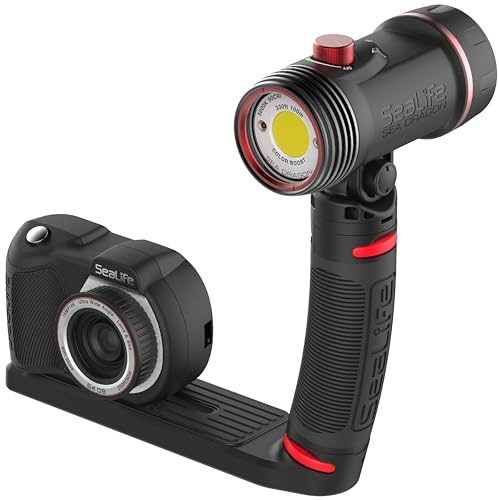 SeaLife Micro 3.0 Pro 3000 Color Boost Underwater Camera & Light Set for Photos and Video, Easy Set-up, Wireless Transfer, with Sea Dragon Travel case