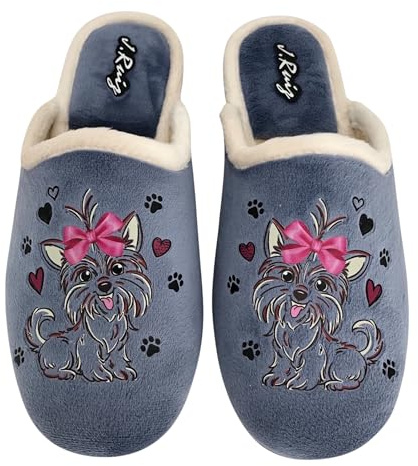 J. Ruiz calzados JR - Zapatillas de Casa Mujer Invierno - Pantuflas de Mujer Invierno - Zapatillas de Estar por Casa con Plantilla de Espuma - Fabricado en España.