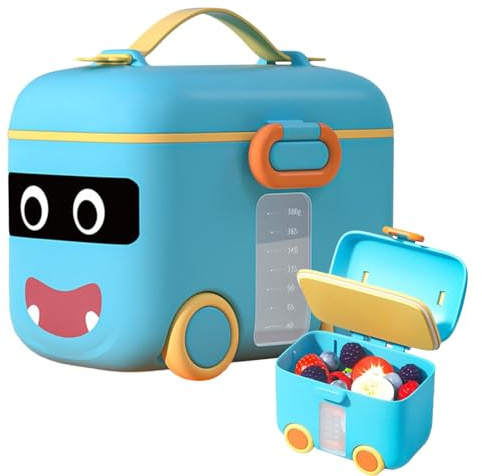 Scatola per latte in polvere, dispenser per latte in polvere, contenitore ermetico per latte in polvere, contenitore per formula da viaggio, dispenser portatile per latte in polvere, contenitore a