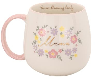 Sass & Belle Mama You are Blooming Lovely Mug - Thoughtful Coffee Mug and Tea Cup Gift for Mum – Ceramic Coffee Cup