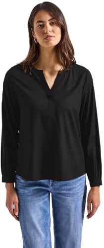 Street One Split Neck Tunika Black 36