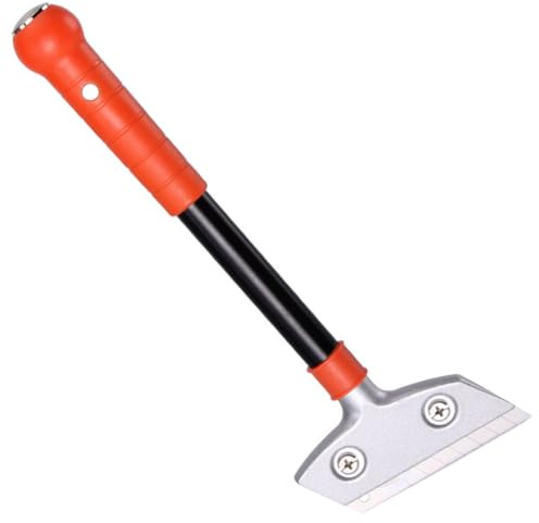 BESTonZON Raschietto per Pulizia Pavimenti Manico Lungo Strumento per Rimuovere Adesivi e Vernice Pala per Pulizia Ceramica e Vetro