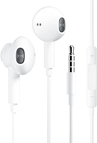 Ecouteurs Filaire,Ecouteur Filaire Prise Jack,Ecouteurs Intra-Auriculaires Anti-Bruit Stéréo Jack 3.5mm