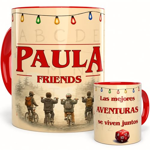 Taza personalizada con nombre y dedicatoria diseños inspirados en series y películas estilo retro ciencia ficción y cultura regalo original Dia del Padre cumpleaños amigos y fans cerámica 350ml