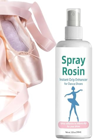 Spray Rosin para bailarines - 5,51 pulgadas Dancer Rosin Spraay 100ml | Spray antideslizante para zapatos de ballet | Enhances Grip mantiene la flexibilidad para zapatos de baile correas para los