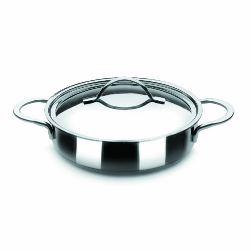 IBILI - Sauteuse avec Couvercle Noah, 24 cm, Acier Inoxydable 18/10, Compatible avec l’Induction