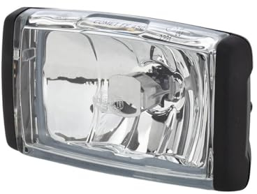 HELLA 1NB 010 951-101 Halogen/FF-Nebelscheinwerfer - Comet FF 450 - 24/12V - rechteckig - Anbau - glasklare Streuscheibe - Lichtscheibenfarbe: glasklar - links/rechts