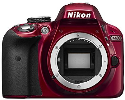 Nikon D3300 Appareil photo numérique Reflex 24,2 Mpix Boîtier nu Rouge