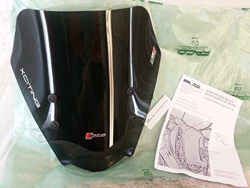 CUPOLINO FUMÈ scuro KYMCO XCITING 300-500 dal 2009 e il 400 dal 2013 modello 2 fanali cod.28340