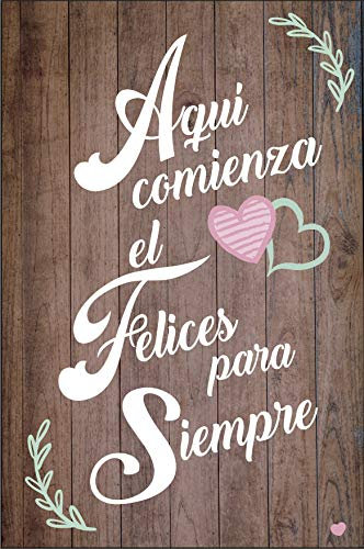 Cartel Bienvenidos a nuestra Boda flores con flores y fondo de madera.