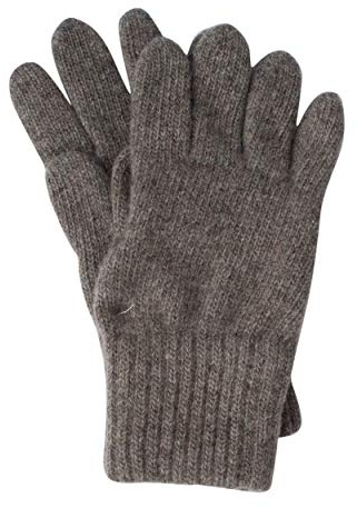 FosterNatur, Kinder Finger Handschuhe/Strickhandschuhe/Wollhandschuhe, 100% Merinowolle extrafein