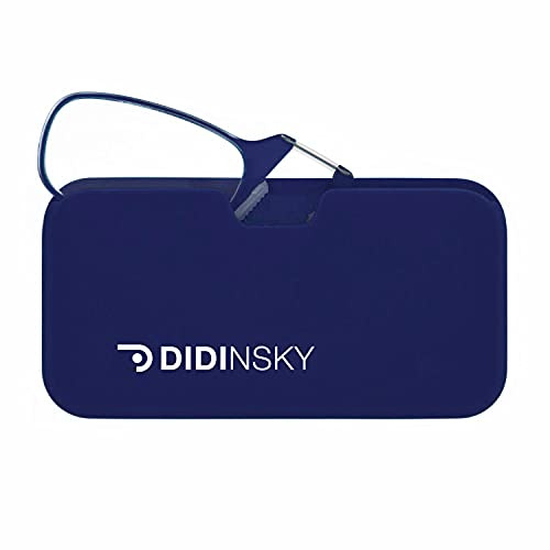 DIDINSKY Moma bügellose Lesebrille ultraleicht 4,8 g Taschenbrille | Bügellose Taschen-Lesebrille, nur 4,8 g, entspiegelt und kratzfest, flexibler Nasensteg, flaches Etui. +1,0 bis +3,0.