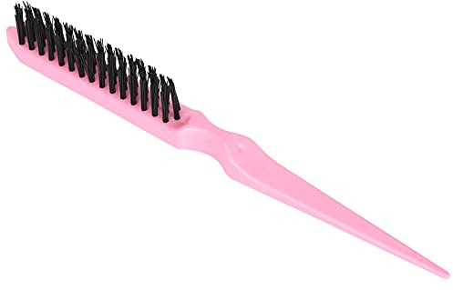 Teasing Brush, Teasing Hair Brush, Plastic Handle Teasing Comb,Travel Portable Nylon Hair Beard Brush Styling Tool for Hair Sectioning for Control Backcombing ()