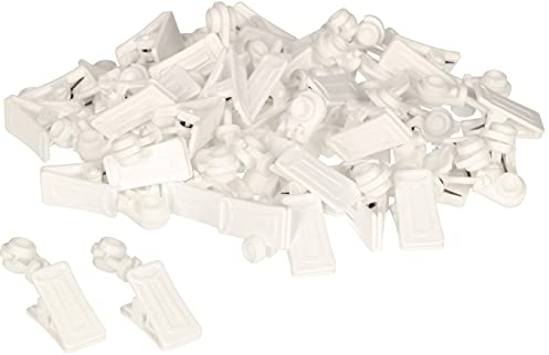 KOTARBAU® Gardinen-Clips für Deckenschienen für Gardinen Vorhänge Satz 100 Stück Gardinen-Rollring