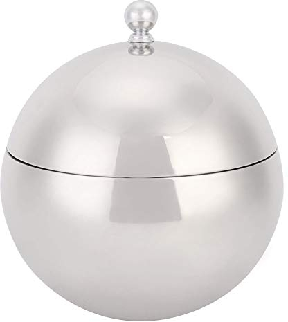 Seau à Glace en Acier Inoxydable Double Paroi Isolation Seau à Glace Conteneur Vin Champagne Baril avec Couvercle pour les Fêtes de Mariage
