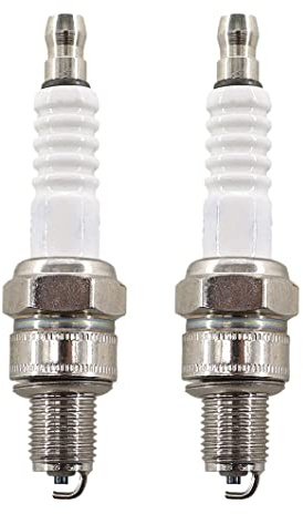 MCHNIC 2x Zündkerze A7TC für China 4-Takt Roller Baotian Benzhou Flex-Tech Rex GY6 50cc - 150cc ATV Dirtbike Go Kart Moped Ersetzt A7RTC CR7HSA 4549 C7HSA 4629