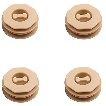 iSpchen 4 Stück Auto Fußmatten Clips Autoteppich Matten Clips Automatten Teppich Boden Halter abnehmbare drehbare rutschfeste Fußmatten Befestigung Clip Teppich Schnalle Halterung
