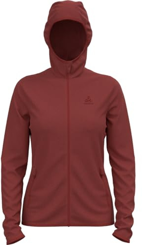 Odlo Damen Hoodyjacke mit Reißverschluss ROY, pale mauve - spiced apple, M