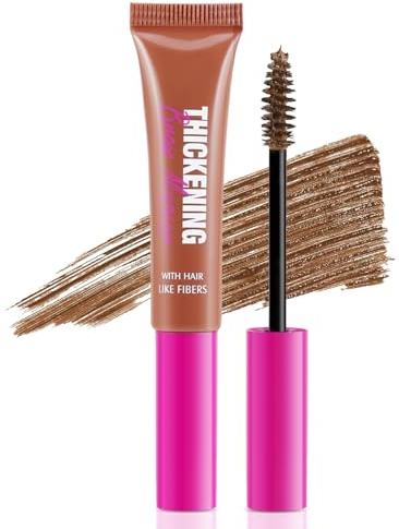 Boobeen Mascara sourcils waterproof, Gel sourcils, Mascara sourcils volumateur et épaississant pour des sourcils durables et d'aspect naturel