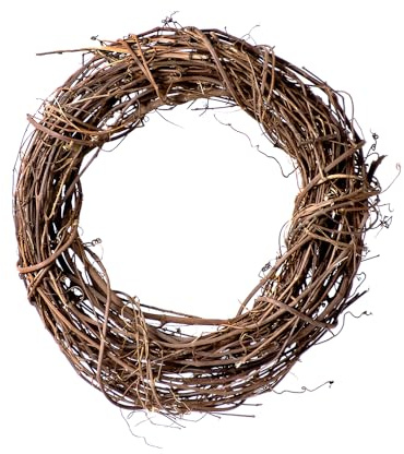 SuperMoss (22605) Natural Orchard Grapevine Wreath – Handcrafted Rustic Wreath for Front Door, Seasonal Home Decor, Indoor and Outdoor Door Wreath, 12, Natural
