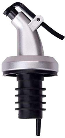 Beccuccio versatore per olio d'oliva, tappo per bottiglia di olio a tenuta stagna, in acciaio inossidabile resistente alla ruggine, dispenser per olio da cucina, versamento preciso, 8,7 x 11,7 cm