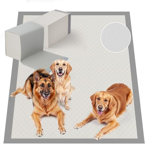 Gardner Pet Welpenunterlagen, 94x137cm, 50 Stück | Super Saugfähig, Rutschfestes Partikeldesign, Schnelle Trocknung, Große PIPI Matten für Hunde
