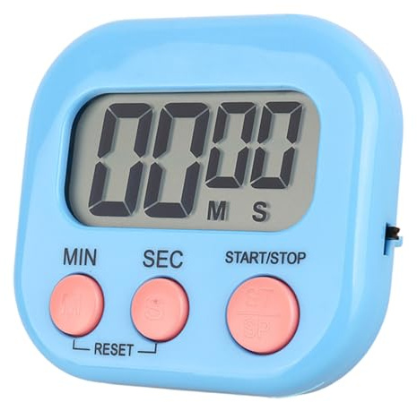 Temporizador Digital | Pequeño Reloj de Cuenta Regresiva | Temporizdor de Cocina magnética portátil | Temporizador del Aula de cocción con un Fuerte Soporte de exhibición de Alarma para el Maestro de