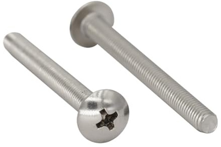 Tornillos de cabeza hongo con acero inoxidable 304 316, ranura en cruz, redondos, 5/20 unidades, M6 x 14, 18, 20, 25(20Pcs 304ss M6x18)