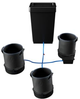Autopot FlexiPot 3 System mit 20 Liter Stofftöpfen - Bewässerungssystem für Indoor und Outdoor - Perfekte Grow Bewässerung - Ohne Strom, Ohne Wasseranschluss, nur mit Schwerkraft