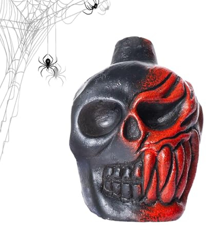 Qfdiwr Silbato Esqueleto Maestro | Juguetes Instrumentos Ruidosos | Halloween - Accesorios Resina Farsas Cris Evento Cosplay | Para Celebraciones Familiares Diarias Escolares
