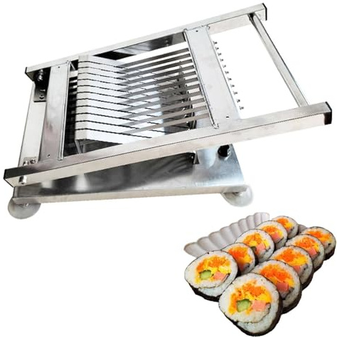 Sushi Roller Cutting Machine, Slicer for Ham Tofu & Meat, Ideal for Japanese Restaurants, Snack Bars, Hotels