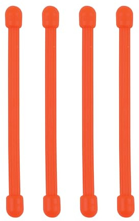 Nite Ize GT3-4PK-31 Original Gear Tie Bright Orange Made in The USA, 3-4-Pack