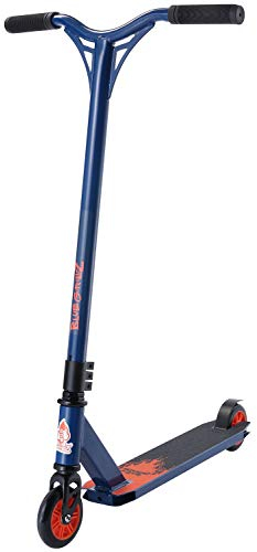 BLUE GORILLAZ Freestyle Stunt Scooter für Kinder ab 8 Jahre, 100mm Kinderroller für Einsteiger, Alu City Kickscooter, Blau