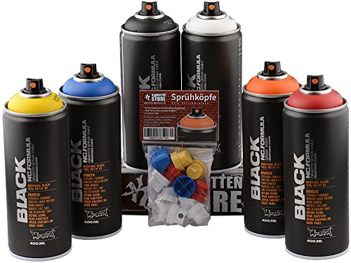 Montana Black 6x 400ml Original Wildstyle Sprühdosen Pack