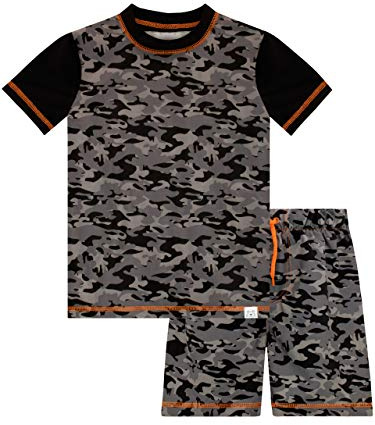Harry Bear Boys Camouflage Swim Set Black Age 5 to 6 Years