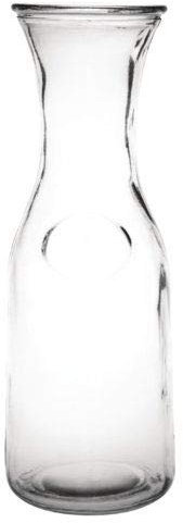 Olympia Glass Carafes Decanter Serving Jug Pint Glass Wine Water Soft Drink Tableware Glassware Event Celebration Restaurant Bistro 1Ltr 35oz / 1Ltr. Pack Quantity: 6.