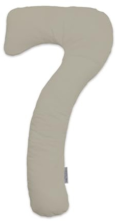 Theraline my7 Seitenschläferkissen mit Bezug, waschbar 60°C, Stillkissen & Lagerungskissen ergonomisch mit integriertem Kopfkissen, Kissen für Seitenschläfer mit wattiertem Bezug für mehr Komfort