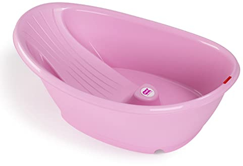 OKBABY Bella - Det mysiga badkaret för nyföddsbad 0-12 månader - Rosa