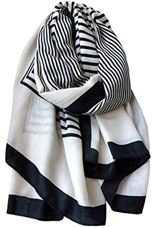 KOOYOL Sciarpa Donna Elegante Leggera Morbida a Stola Rettangolare Leggero Multiuso Stole Protezione Solare Quattro Stagioni